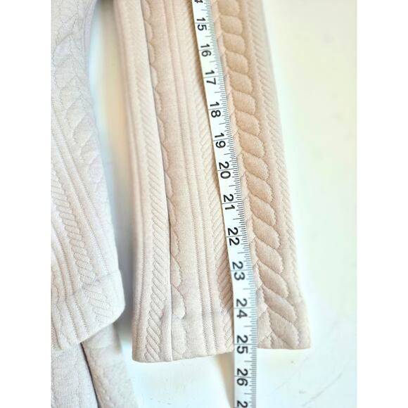 Emporio Armani Dress Jacket Cable Knit Effect Fit Flare Suit Career Office Siren - Picture 12 of 12